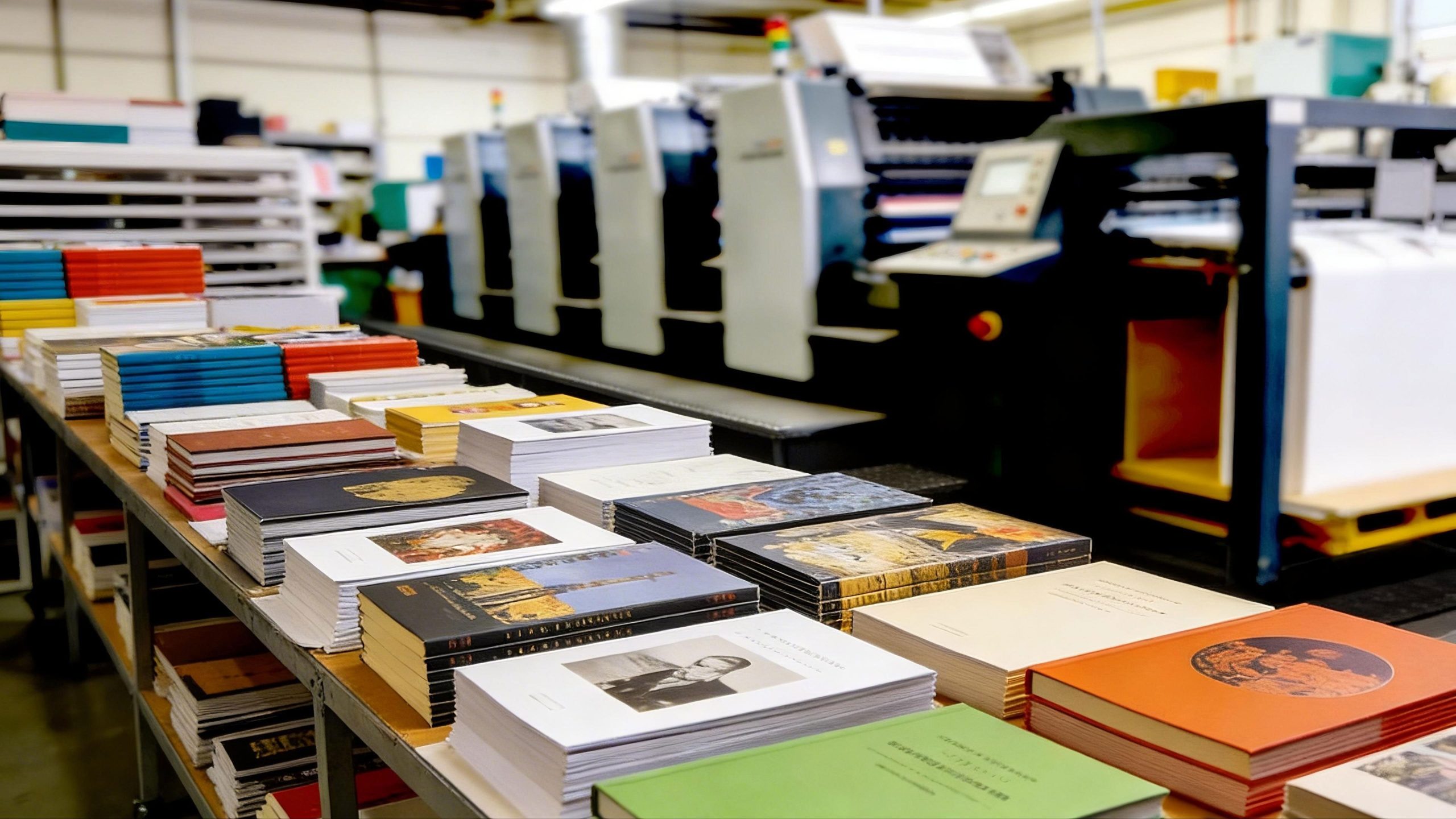 深圳金麗彩印刷廠 書籍印刷生產線 精裝書平裝書商業印刷