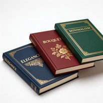 Custom hardcover printing services.